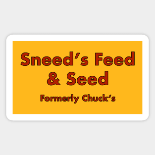 Sneed’s Feed & Seed (Formerly Chuck‘s) Sticker